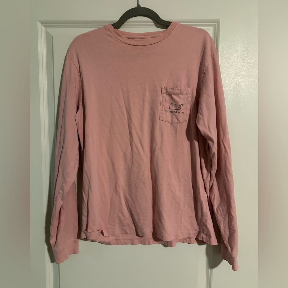Pink Vineyard Vines Long Sleeve T-Shirt